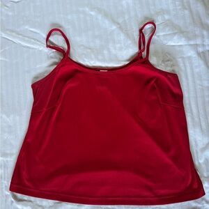 Studio Red Fitted Sleeveless Camisole